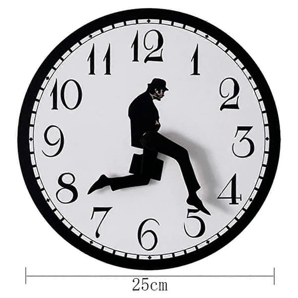 [LCS] Walks Clock, Silly Walk Väggklocka, En Intressant Väggklocka för Sovrum Kök Vardagsrum, Novel