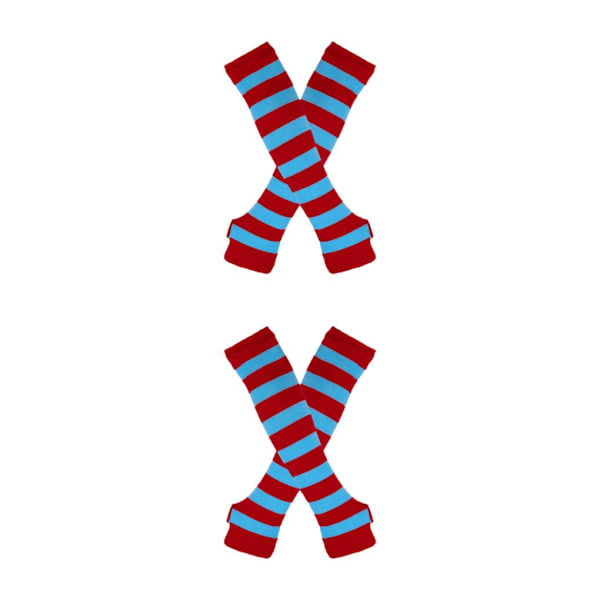1/2/3/5 Polvisukat Paksuille Reisille Helppo Pukea ja Tehdä Punainen ja Sininen 2Set Red and blue