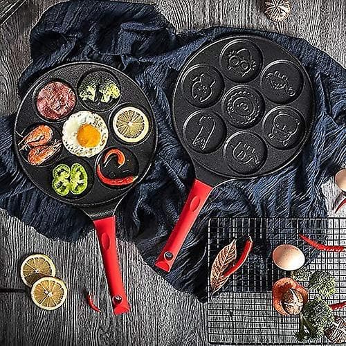 [LCS] Pannkaksformar för barn Nonstick Crepe Pan Gri
