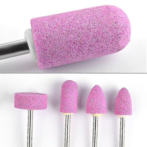 Kynsiporat kvartsi hiomatyökalut sähköiset kynsiporanterät 12pcs quartz bit set