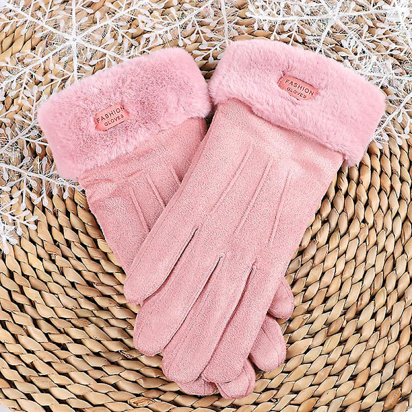 Myke Micro Semsket Vinterhansker for Damer blue