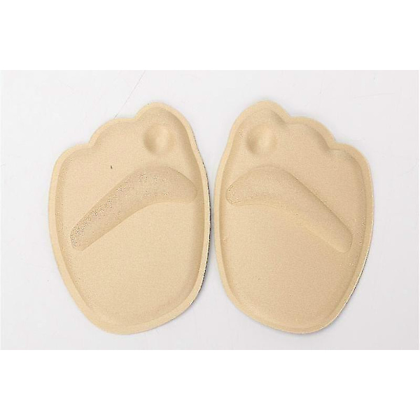 Jalkaterän pohjalliset, liukueste, jalkojen suojapehmusteet beige