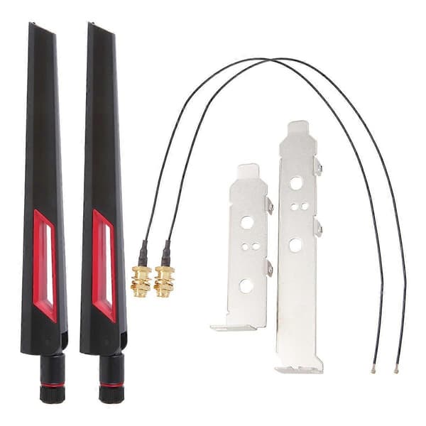 2X8Dbi Dual Band M.2 IPEX MHF4 U.Fl -kaapeli Intel AX210 NGFF -kortille