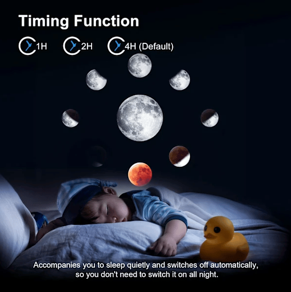 [LCS] Starry Sky Projector Planetarium Projector Starry Sky Projector Galaxy Ceiling Adult 12 Discs 360° Rotating Night Light White