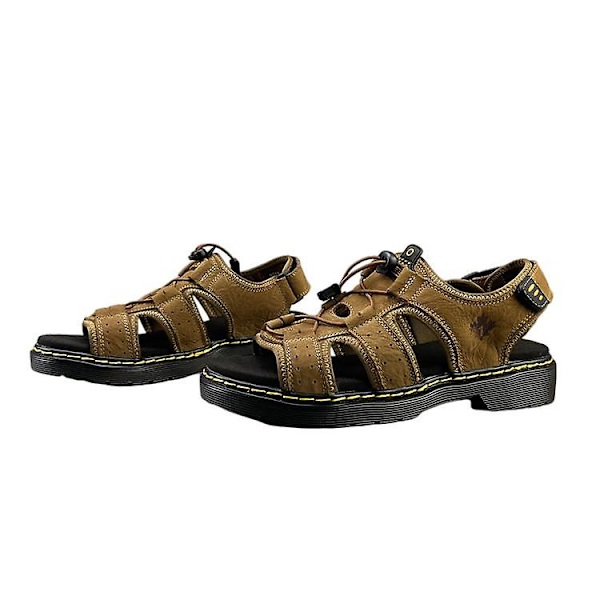 Herr Casual Sandaler Mjuk sula Halkfria Strandskor 38
