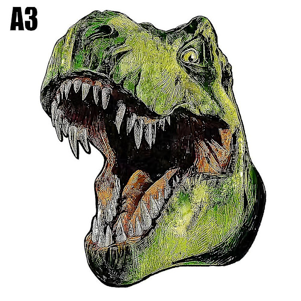 Puinen palapeli aikuisille lapsille eläimen muotoinen palapeli perhelelut lahja A3 dinosaur