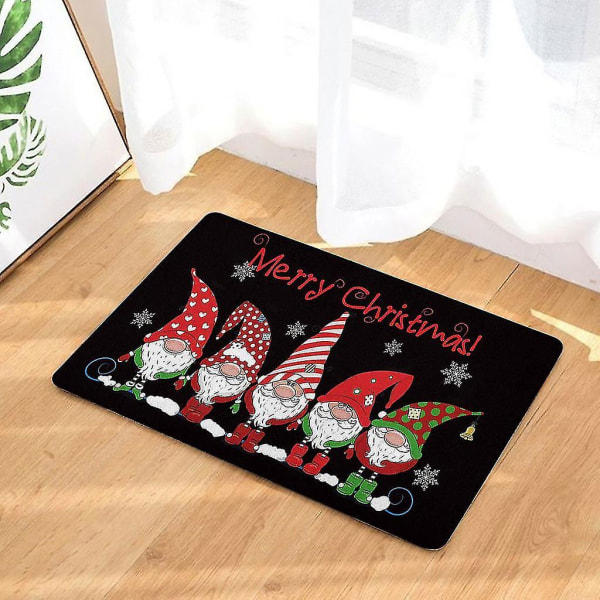 Julgransprydnader god jul snöflinga jul röd flanell