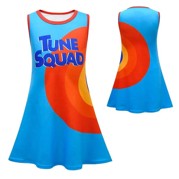 [LCS] Space Jam 2 Lola Tune Squad Mellemlang Vestkjole Uden Ærmer 130cm