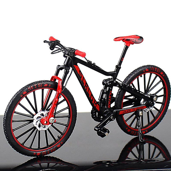 Mini 1:10 Legeringscykel Skala Modell Simuleringsprydnad Fingercyklar Leksak Kreativ Legeringscykel Modell Prydnader Mini Cykel Metall Leksaksmodell Samling