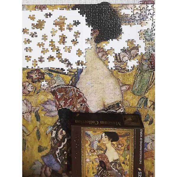 2000 bitars pussel Dam med fläkt Tjockare papper Jigsaw Pussel Leksak Gåva för vuxna