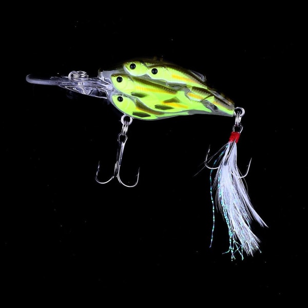 7.5cm 9g Dykke Dybde Crankbait Fiske Lokker Swimbait Kunstig Agn Fiske Wobblere Tilbehør 2