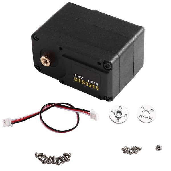 STS3215-C001 19KG 7.4V Dual Axis TTL String Servo TTL Serial Bus Robot Servo til SO-ARM100 Robotarm Black