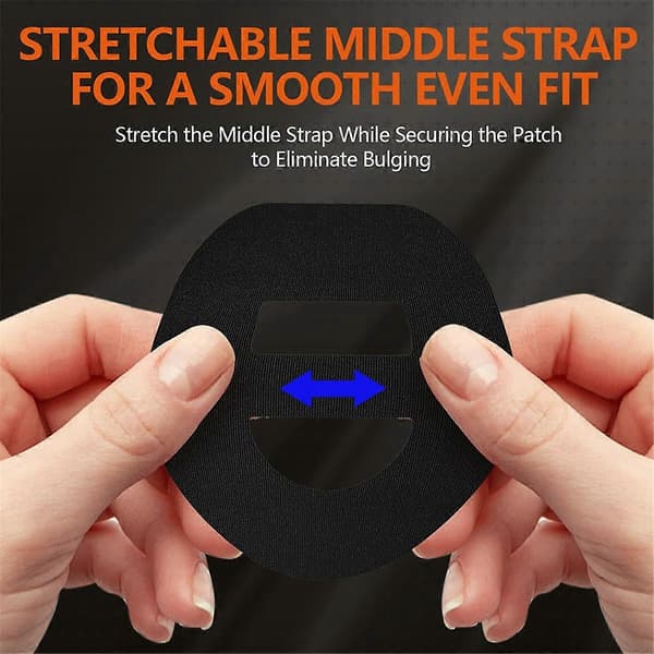 Omnipod 5 Klebepatcher 30 stk - Vanntette Overpatches Black