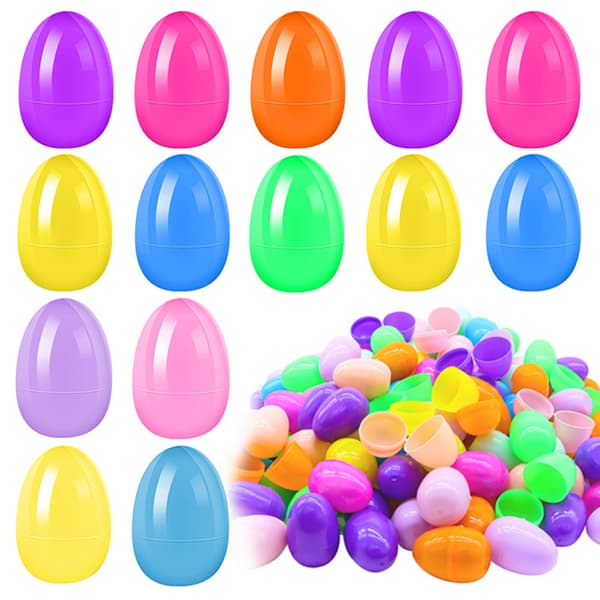 [LCS]50 Easter Eggs, Pop-Up Egg Prize Capsule 6x4cm, Filling Not Included