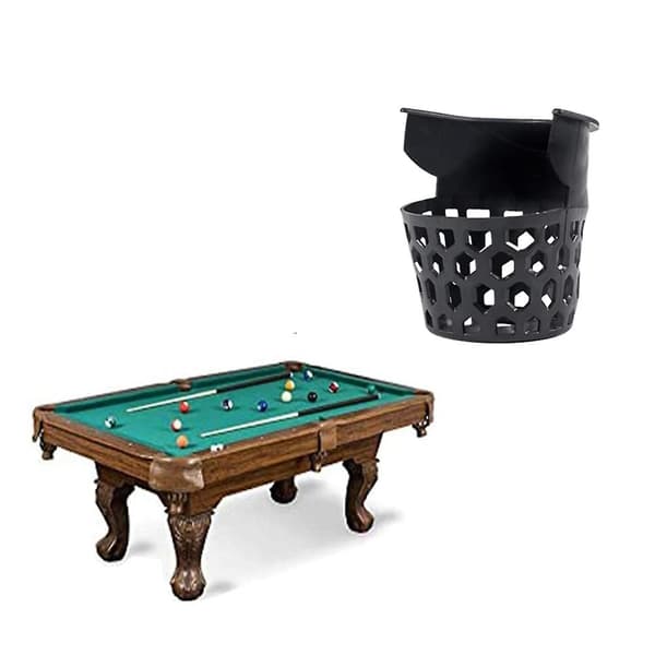 [LCS] 6 stk. Billardbordlommer Holdbare Plastnet Erstatningslommer Kompatible med Billardbord, A