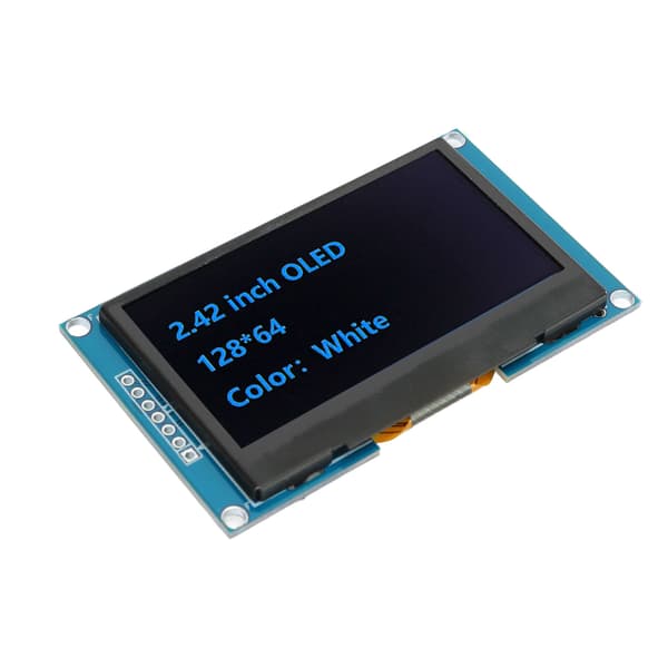 [LCS]2,42-tommer OLED-displaymodul SPI seriel port SSD1309 driver-IC DIY MRA091C blå