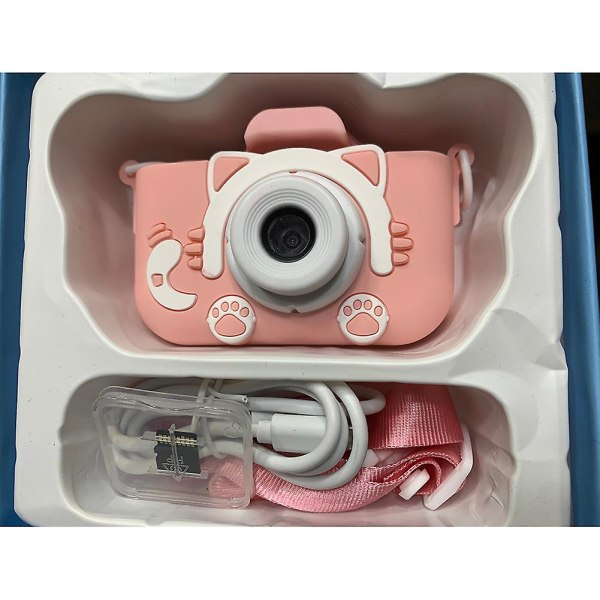 Swotgdoby Kids Digital Dual Camera Toy, Small Slr med tecknad C