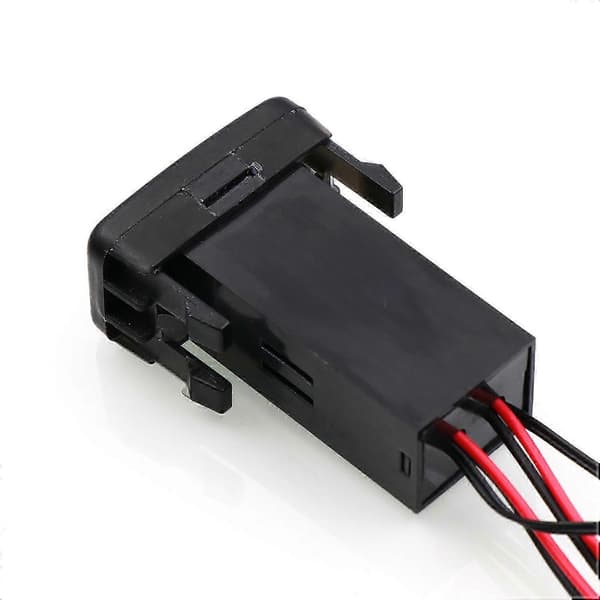 [LCS] Dobbelt temperaturdisplay inde og uden for bilen Dobbelt temperatursensor kompatibel med Prado Prius Black