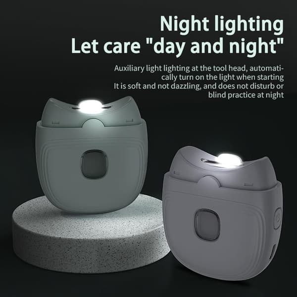 [LCS] Electric Nail Clipper - Automatic Nail Clipper with 2 Speeds, Cordless Rechargeable, with LED Light