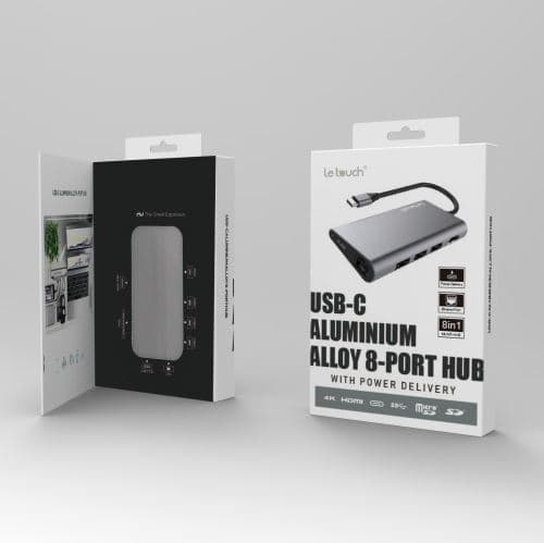 [LCS]en 1 Hub USB 3.1 Typ-C till RJ45 DP Thunderbolt 3-adapter