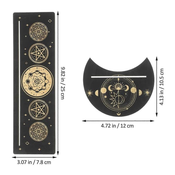 Tarotkorthållare i trä Tarotkortdisplayfästen för spådomsset 2 st