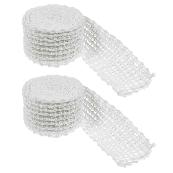 [LCS] Bomullsköttnät Rullar Kök Korvnät Matlagning Bakning Vit 2 Rullar White 300.00X10.00X1.00CM