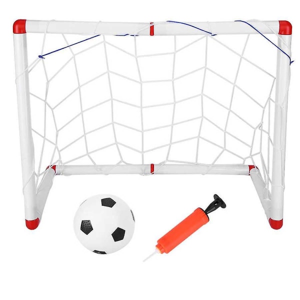 86 cm Vikbar minifotboll Fotboll Målstolpe Set med pump Barnpresent plast|Leksakssporter