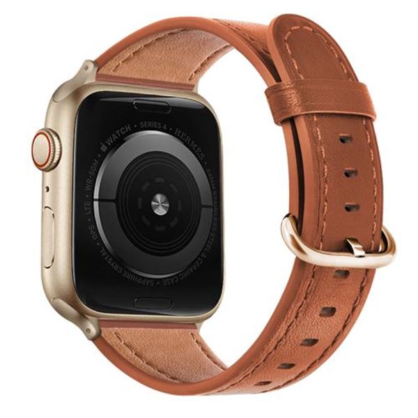 Yksittäinen kestävä nahkaranneke Apple Watch Series 6 / SE / 5 -kelloille