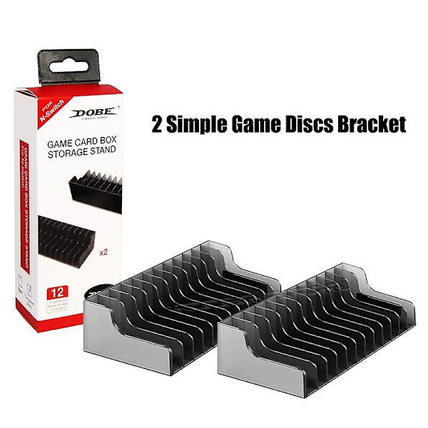 Nintend Switch/OLED/Lite konsol tillbehör fodral förvaringsställ Nintendoswitch spel CD skiva Joycon Pro controller hållare torn Simple cd bracket