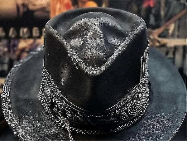 [LCS] Punk Style Western Cowboy Skull Hat til Mænd