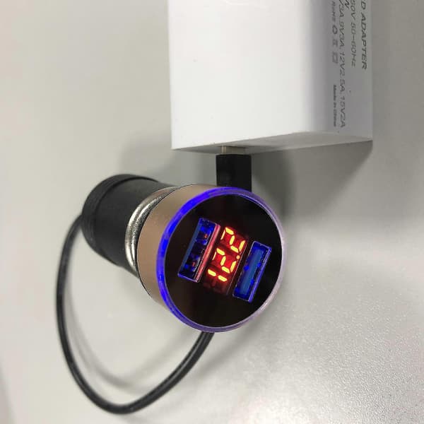 USB C PD Type C til 12V Bil Sigarettenneruttak Hunn Strømkabel 3m