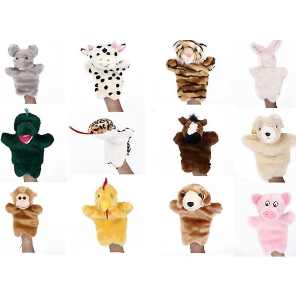Zoo Friends Handdockor Dockor & Teatrar Mjukisdjur Present Till Pojke Eller Flicka Pig