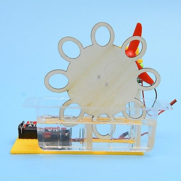 Vetenskapsleksaker barn DIY elektrisk bubbla maskin Roliga grundskoleelever Hand
