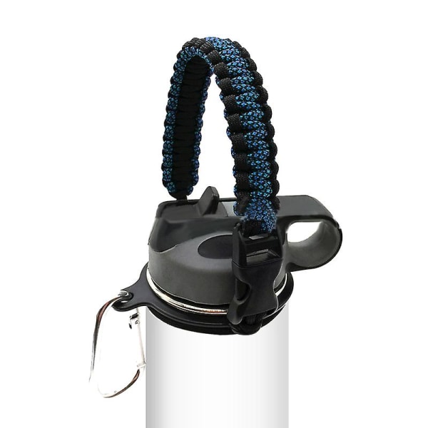 Handtagsrem Sladd Säkerhetsring Portabel För Flask Bred Mun Flaska Utomhussporter Blue