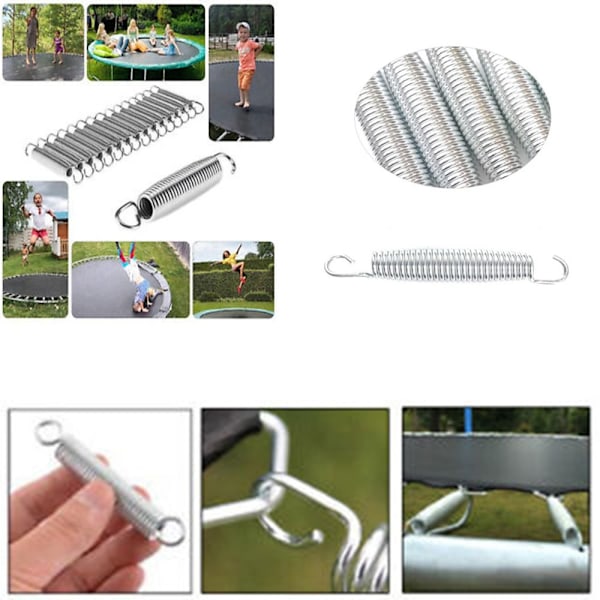 Fjærer for strekktrampoline, 13,5 cm 13.5cm