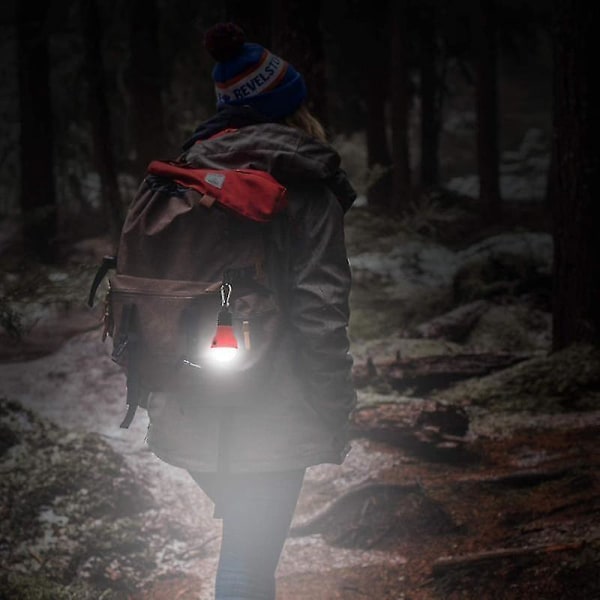 4 Farger utendørs teltlampe nødhjelp bærbar led pære lys camping lykt fiske backpacking