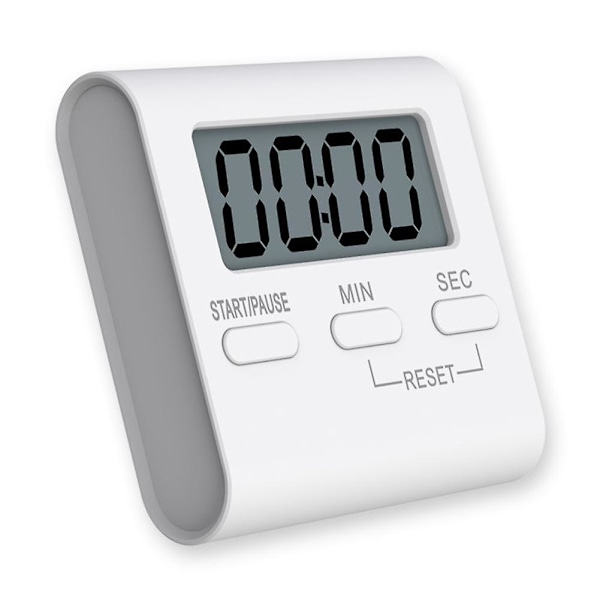 Mini Elektronisk LCD-display Timer För Matlagning Bakning Dusch Studier Nedräkning Klocka Sovtimer Stoppur Kökstimer
