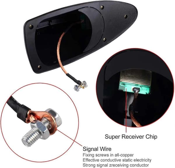 Haifinneantenne for Land Rover Defender Discovery 3 4 5 Range Rover Evoque