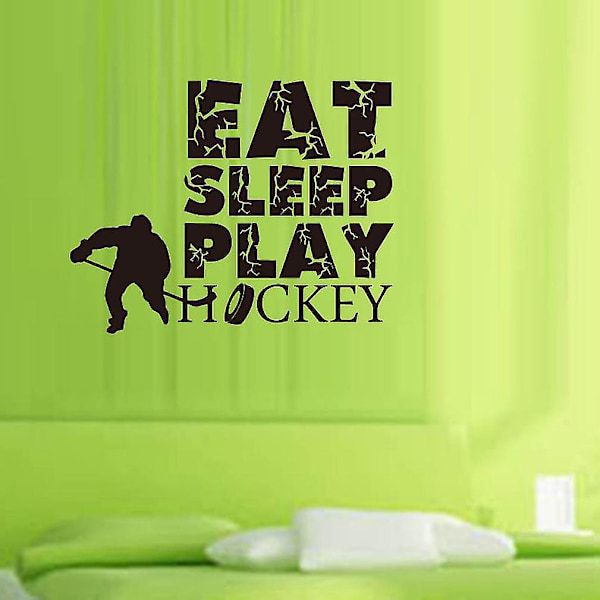 Spill Hockey Trening Gym Veggklistremerker 57x45cm