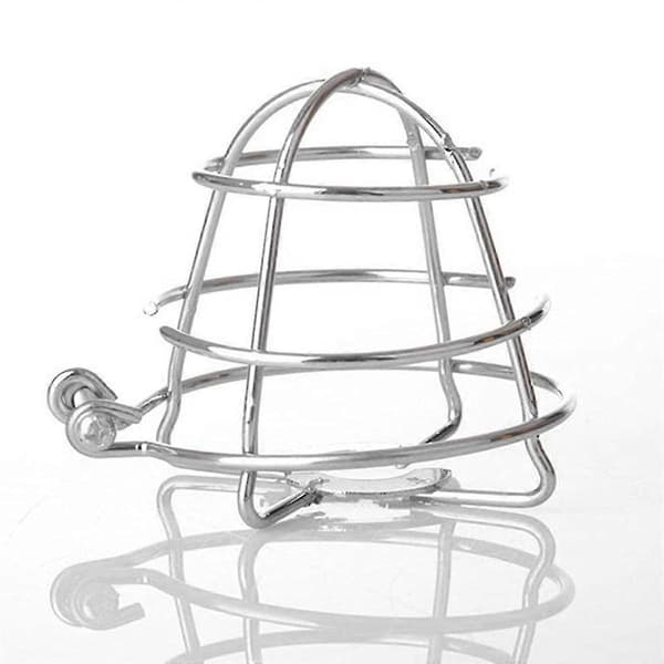 Sprinklerhuvudskyddsram, snabb installation, metall silver, infällt brandskydd