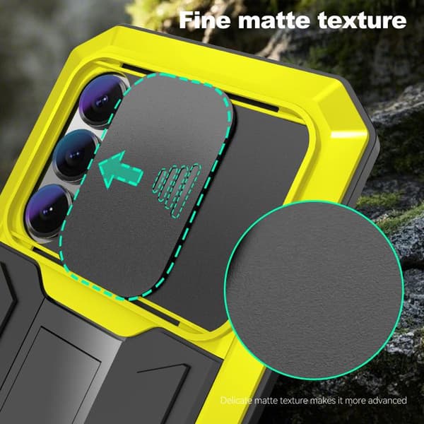 [LCS]Samsung Galaxy S26+ / S26 Plus 5G Case Cover with R-JUST Sliding Camera Water-Resistant Design Gul