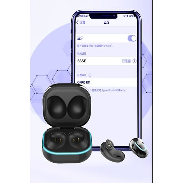 Langattomat Bluetooth-minikuulokkeet latauskotelolla A:lle