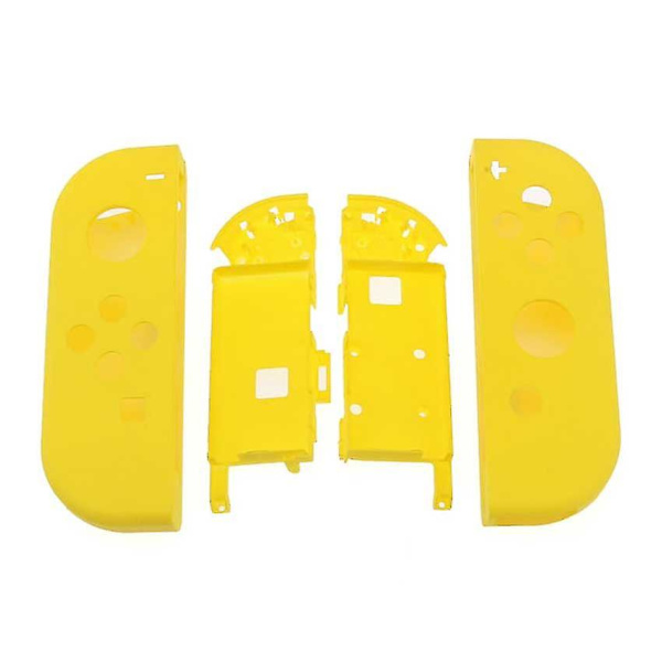 Yuxi plast venstre høyre hus skall deksel erstatning for Nintendo Switch NS NX Joy Con JoyCon kontroller beskyttelsesetui Yellow