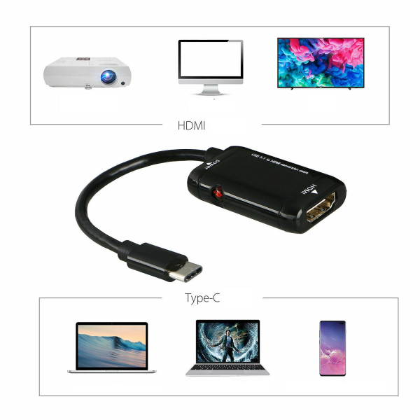 Typ C till HDMI-adapter