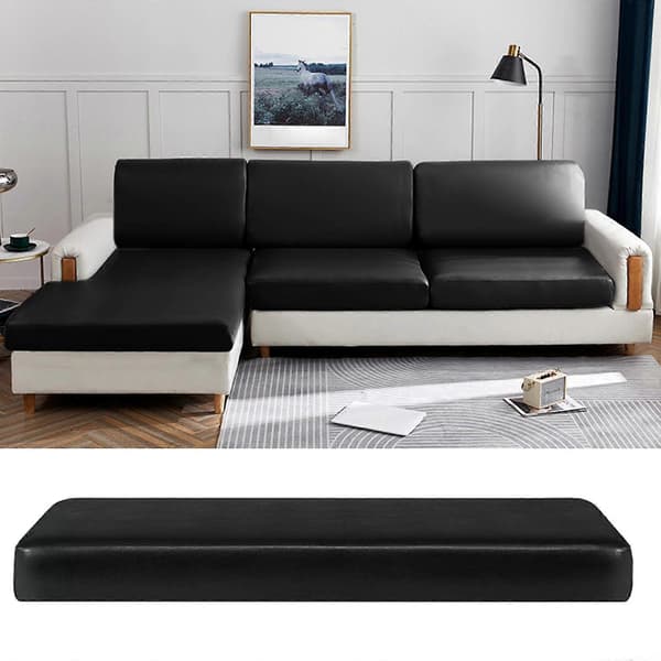 [LCS]PU Läder Soffkuddfodral Andningsbart för Husbil Loveseat 1-sits 4 Seater