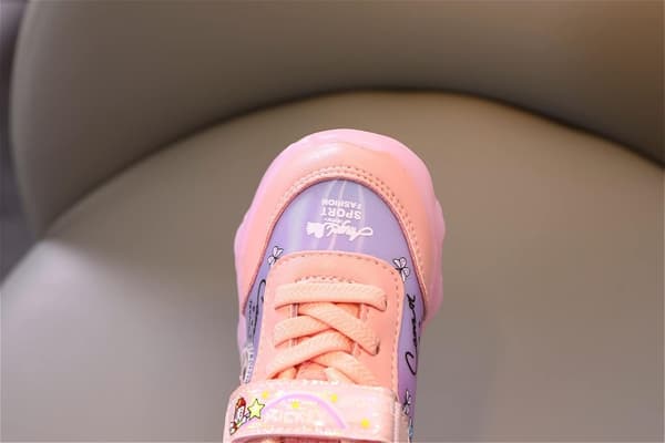 LED sko til piger, lette mesh sko, cross-training sko, afslappede børnesneakers B Pink B Pink 24