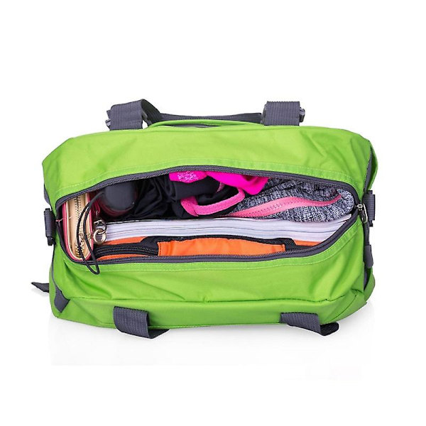 Yoga Fitnessväska Vattentät Nylon Träning Axelremsväska Crossbody Sportväska För Kvinnor Fitness Rese Gymväskor Green