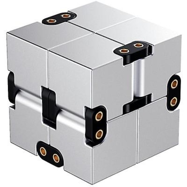 Komprimera fingertopparna Metal Cube Legering pedagogiska leksaker