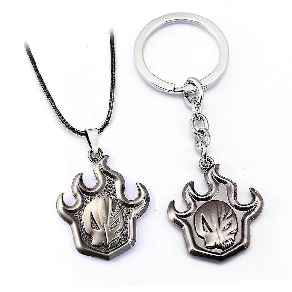 Anime Death Bleach Ichigo Kurosaki Halsband Nyckelring