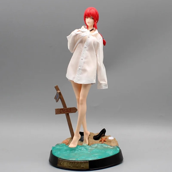 31cm Chainsaw Man Figur Makima Hentai Kläder Avtagbara Anime Figurer Makima Sexig Tjej Chainsaw Figur Staty Modell Leksaker 17cm Denji